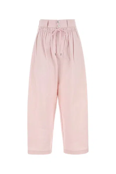 ISABEL MARANT PINK COTTON PANTS