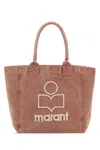 Isabel Marant Pink Cotton Small Yenky Shopping Bag