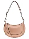 Isabel Marant Pink Oskan Moon Shoulder Bag In Pink