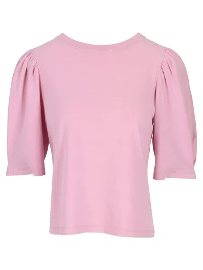 Isabel Marant Pink Solid Round Neck T-shirt