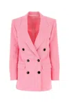 Isabel Marant Women Pink Wool Oversize Nevim Blazer