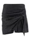 Isabel Marant Pinstripe Skirt In Gray