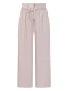 Isabel Marant Gathered Loose Fit Pants In Pink