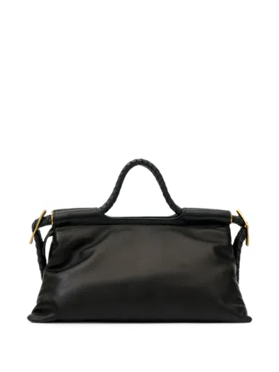 Isabel Marant Pipa Braided-handle Tote Bag In Blue