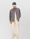Isabel Marant Plaid Pattern Shirt With Button-down Collar In Multi