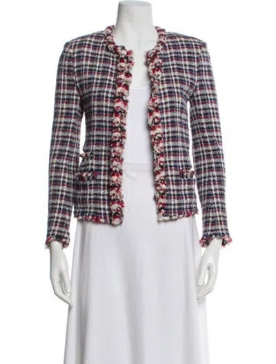 Pre-owned Isabel Marant Plaid Print Jacket In Blue