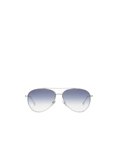 Isabel Marant Plain Color Sunglasses In Silver