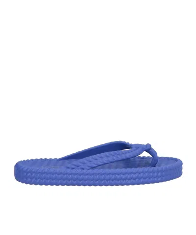 Isabel Marant Plain Colour Slides In Blue