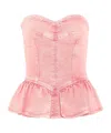 Isabel Marant Plain Colour Top In Pink