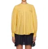 Isabel Marant Plalia Blouse In Sunlight In Multi