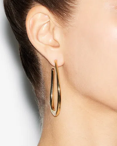 Isabel Marant Pleasant Sculpted-hoop Earrings In Gold