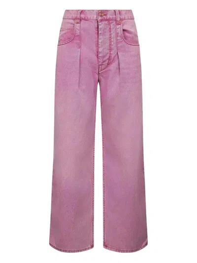 Isabel Marant Pleat-front Jeans In Pink