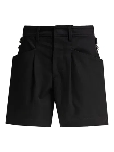 ISABEL MARANT PLEATED COTTON SHORTS
