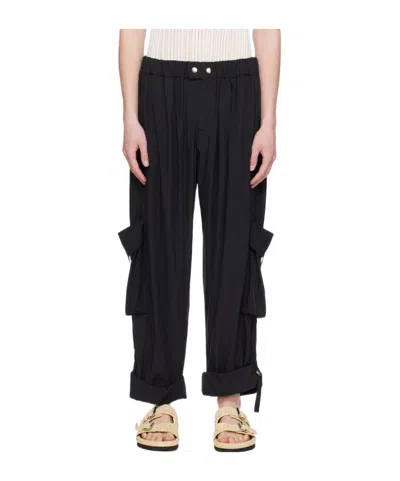 Isabel Marant Pleated Detail Casual Pants In Black
