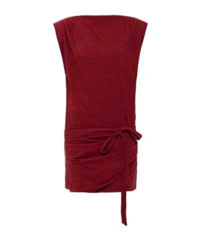 Isabel Marant Marielle Dress In Burgundy