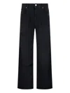 Isabel Marant Ausgeblichene Jeans Mit Falten In Black