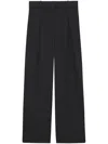 Isabel Marant Tailored Trousers Pleated Wide-leg Design In Black