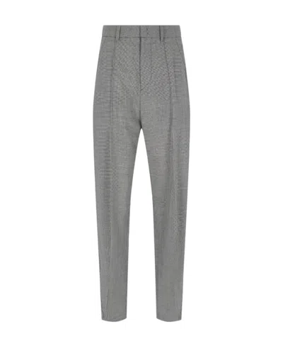Isabel Marant Pleated Tailored Trousers In Gray