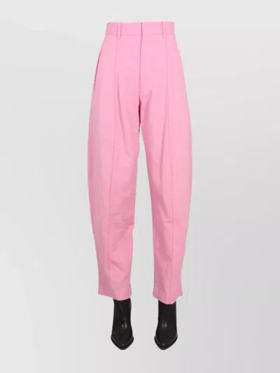 ISABEL MARANT PLEATED TROUSERS WITH BELT LOOPS AND POCKETS