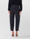 Isabel Marant Pleated Trousers With Pockets And Belt Loops In Black