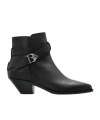 Isabel Marant Pointed Short Boots In Black