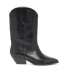 Isabel Marant Pointed Short Boots In Black