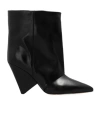 Isabel Marant Woman Ankle Boots Black Size 5 Calfskin In Black