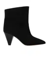 Isabel Marant Loline Ankle Boots In Black