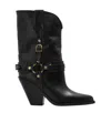 Isabel Marant Pointed Short Boots In Black
