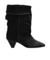 Isabel Marant Pointed Short Boots In Black