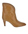 Isabel Marant Pointed Short Boots In Brown