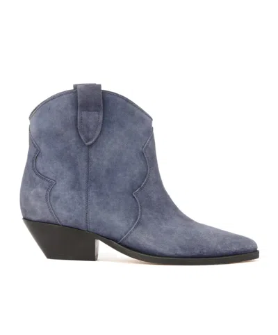 Isabel Marant Pointed Short Boots In Gray