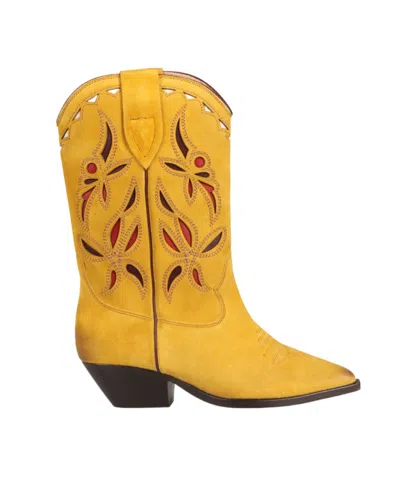 ISABEL MARANT DUERTO SUEDE COWBOY BOOTS