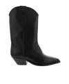 Isabel Marant Suede Leyane Ankle Boots 90 In Black