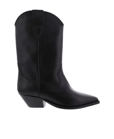 ISABEL MARANT ISABEL MARANT POINTED TOE BLOCK HEELED ANKLE BOOTS