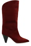 Isabel Marant Pointed-toe Heeled Boots In Red