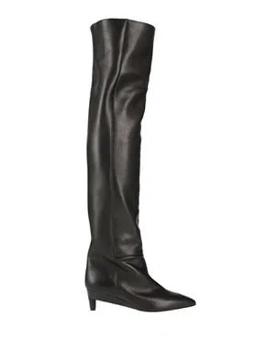 Isabel Marant Pointed Toe Over The Knee Boots In Black