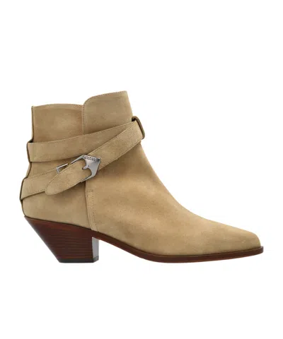 ISABEL MARANT ISABEL MARANT BUCKLE DETAIL HEELED BOOTS