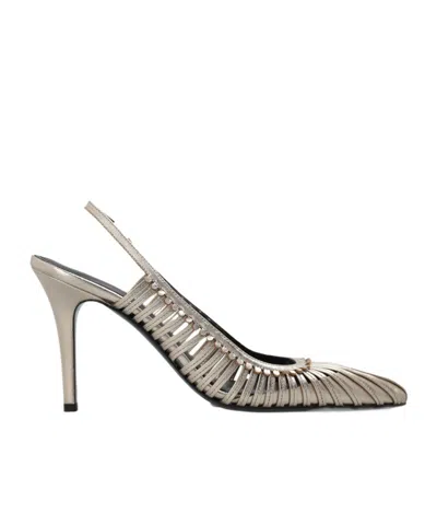 Isabel Marant Pointed-toe High-heeled Sandals In Gray