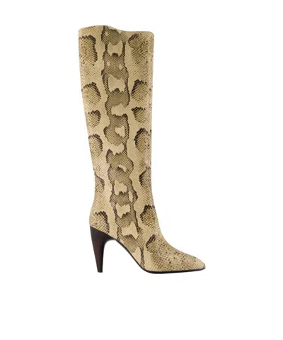 Isabel Marant Pointed-toe Tall Boots In Multi