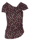 Isabel Marant Polka Dot Cardigan In Multi