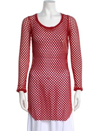 Pre-owned Isabel Marant Polka Dot Print Mini Dress In Red