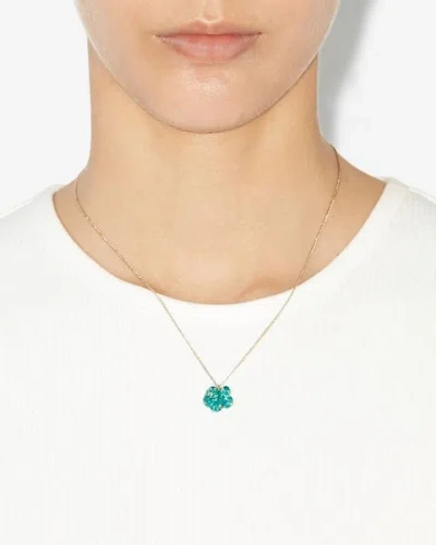 Isabel Marant Polly Necklace In Turquoise