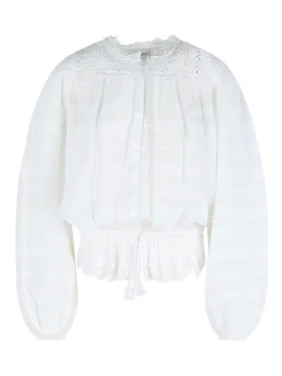 Isabel Marant Polly White Cotton Shirt