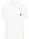 Isabel Marant Afko Cotton Polo Shirt In Nude & Neutrals