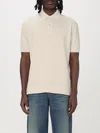 Isabel Marant Logo-embroidered Polo Shirt In Beige