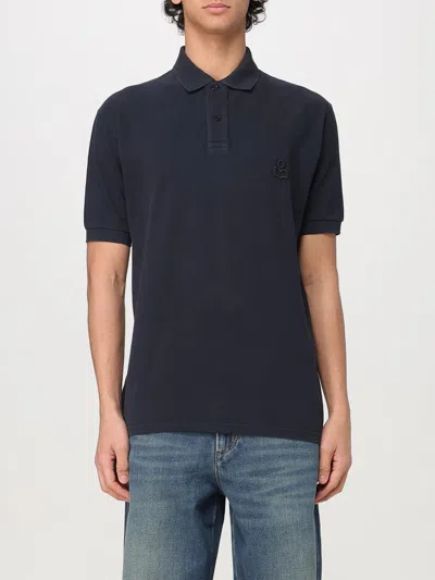 ISABEL MARANT POLO SHIRT ISABEL MARANT MEN COLOR BLACK,G46277002