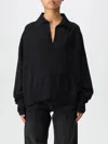 Isabel Marant Women's Galix V-neck Polo T-shirt In Schwarz