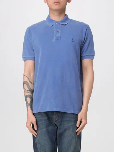 Isabel Marant Polo Shirt Men  In Blue
