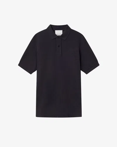 Isabel Marant Poloshirt Afko In Black